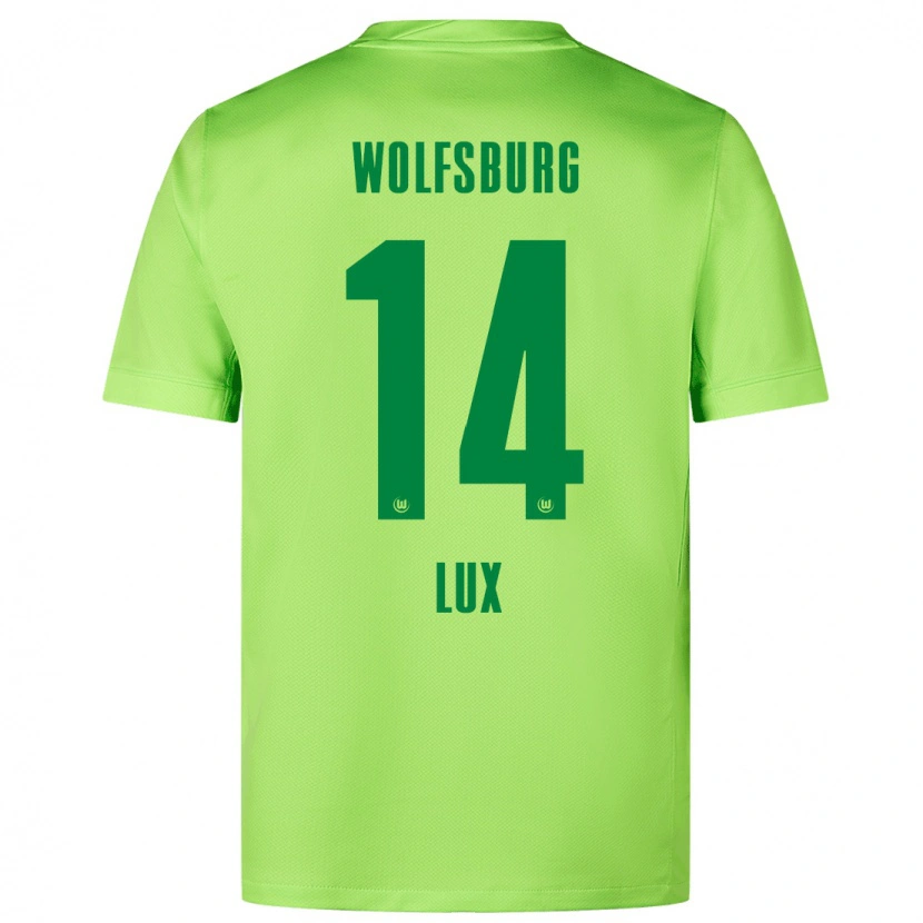 Danxen Kinder Finn-Marco Lux #14 Fluoreszierendes Grün Heimtrikot Trikot 2024/25 T-Shirt Schweiz