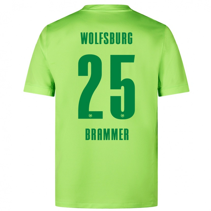 Danxen Kinder Ole Brammer #25 Fluoreszierendes Grün Heimtrikot Trikot 2024/25 T-Shirt Schweiz