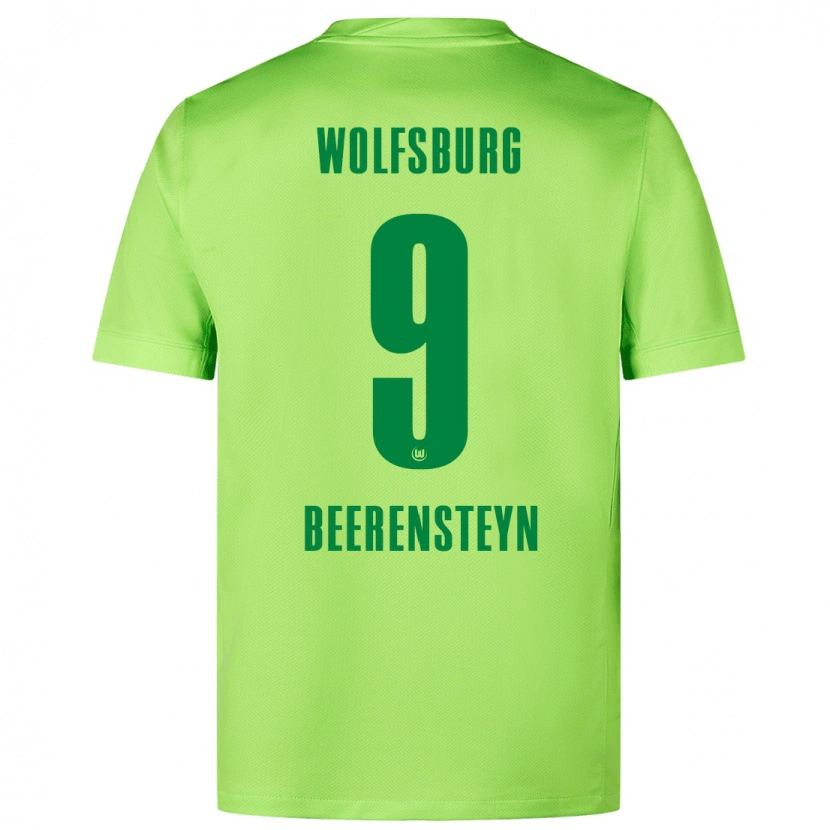 Danxen Kinder Lineth Beerensteyn #9 Fluoreszierendes Grün Heimtrikot Trikot 2024/25 T-Shirt Schweiz