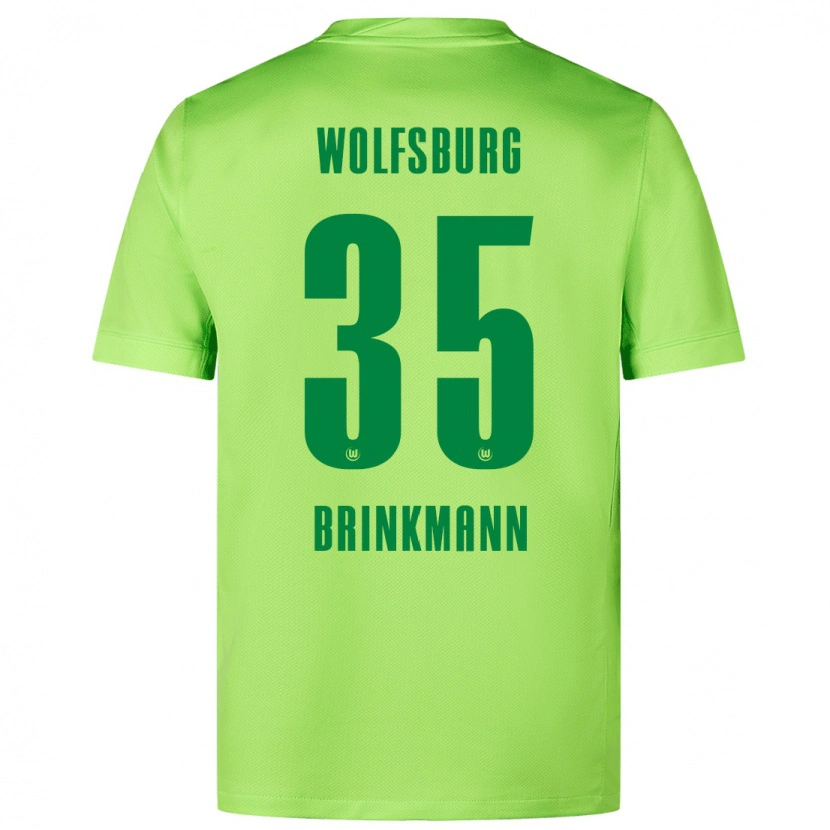 Danxen Kinder Karla Brinkmann #35 Fluoreszierendes Grün Heimtrikot Trikot 2024/25 T-Shirt Schweiz