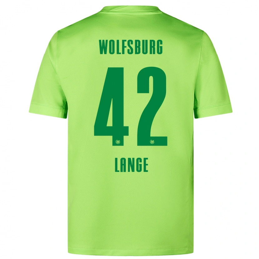 Danxen Kinder Felix Lange #42 Fluoreszierendes Grün Heimtrikot Trikot 2024/25 T-Shirt Schweiz