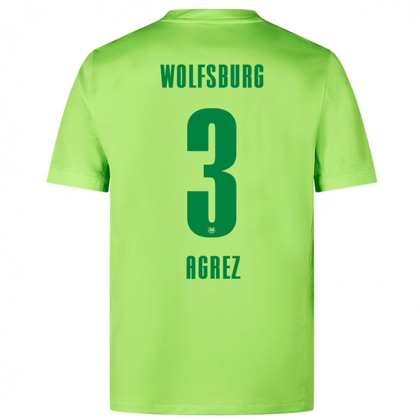 Danxen Kinder Sara Agrež #3 Fluoreszierendes Grün Heimtrikot Trikot 2024/25 T-Shirt Schweiz