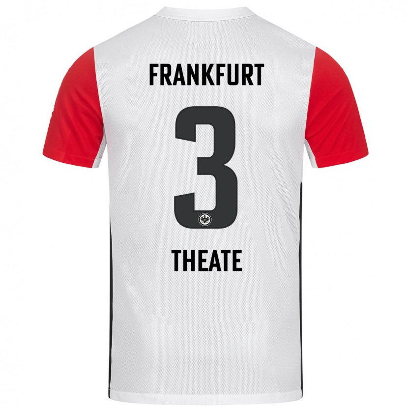 Danxen Kinder Arthur Theate #3 Weiß Rot Heimtrikot Trikot 2024/25 T-Shirt Schweiz