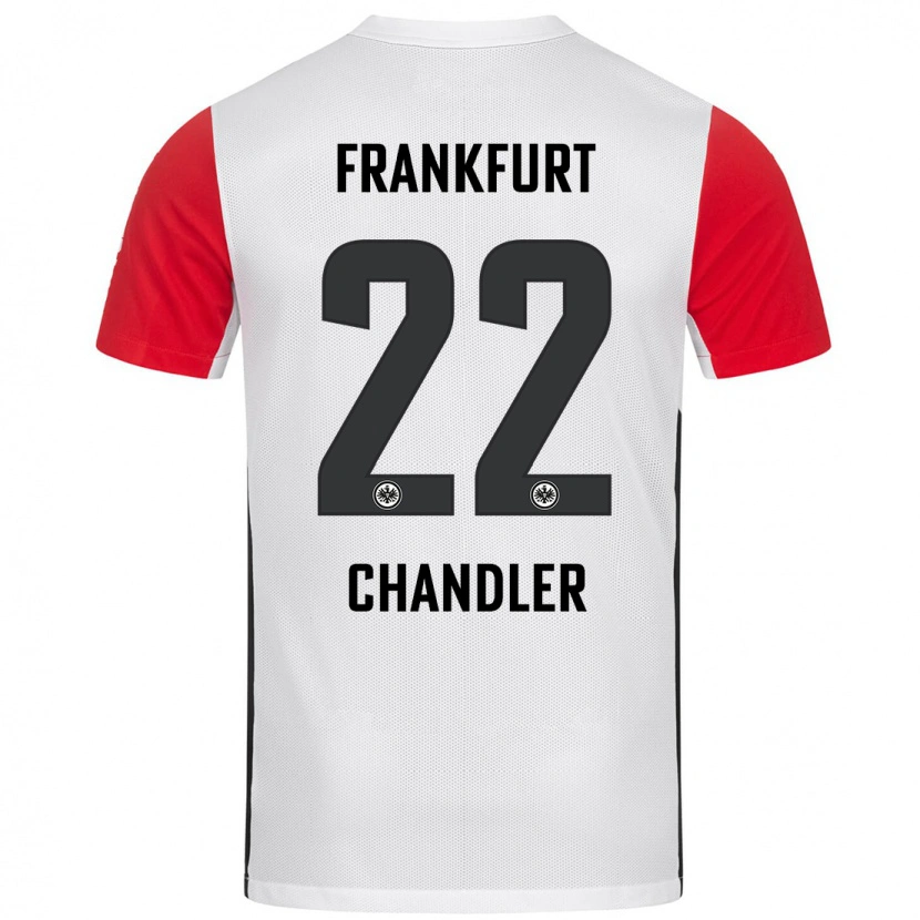 Danxen Kinder Timothy Chandler #22 Weiß Rot Heimtrikot Trikot 2024/25 T-Shirt Schweiz