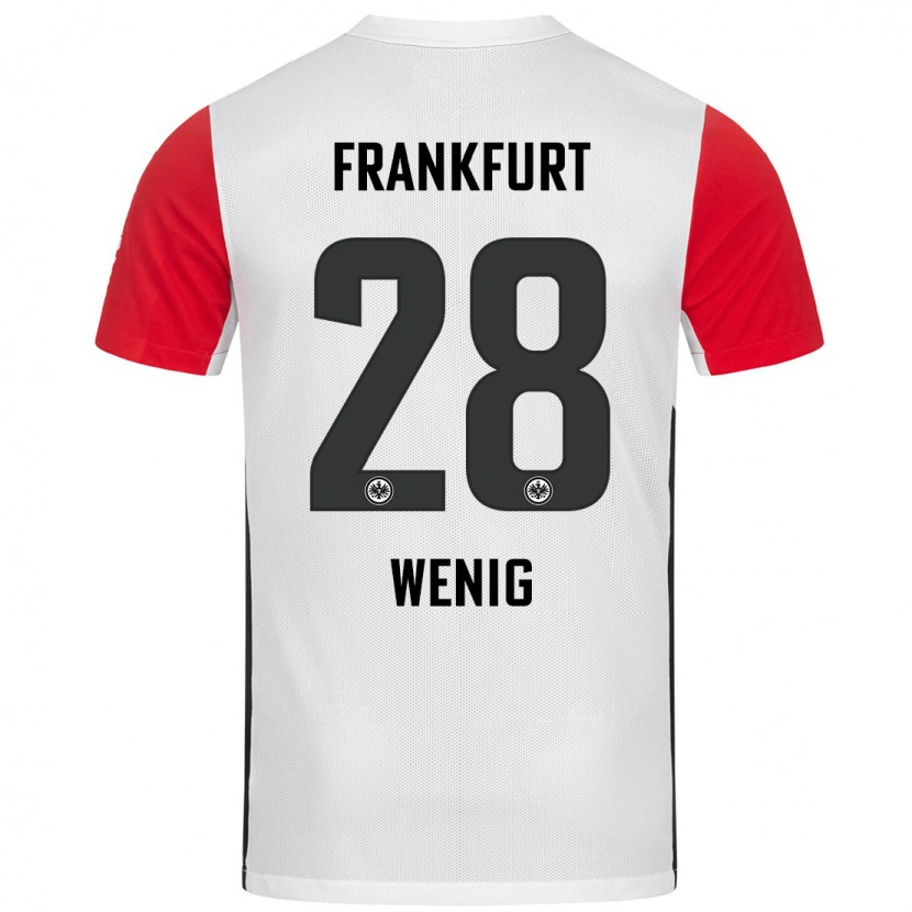 Danxen Kinder Marcel Wenig #28 Weiß Rot Heimtrikot Trikot 2024/25 T-Shirt Schweiz