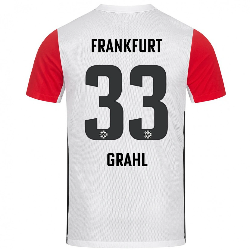 Danxen Kinder Jens Grahl #33 Weiß Rot Heimtrikot Trikot 2024/25 T-Shirt Schweiz