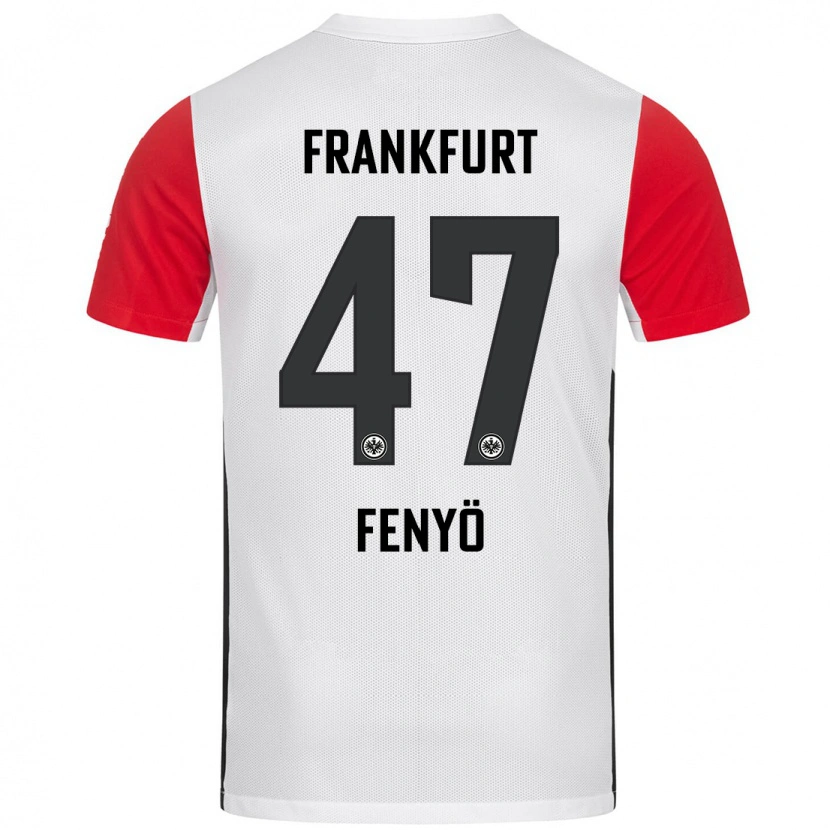 Danxen Kinder Noah Fenyő #47 Weiß Rot Heimtrikot Trikot 2024/25 T-Shirt Schweiz