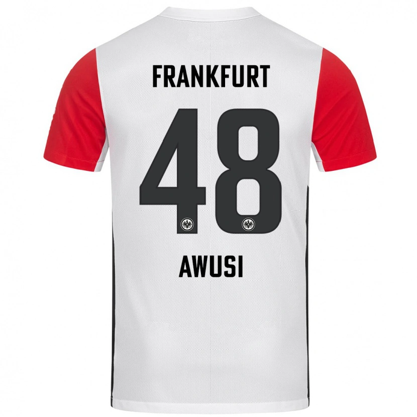 Danxen Kinder Junior Awusi #48 Weiß Rot Heimtrikot Trikot 2024/25 T-Shirt Schweiz