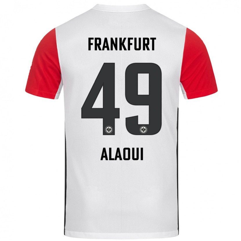 Danxen Kinder Anas Alaoui #49 Weiß Rot Heimtrikot Trikot 2024/25 T-Shirt Schweiz