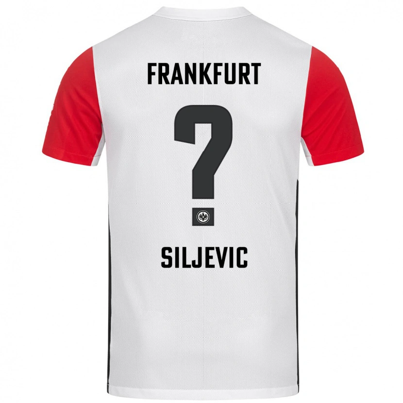 Danxen Kinder Amil Siljevic #0 Weiß Rot Heimtrikot Trikot 2024/25 T-Shirt Schweiz