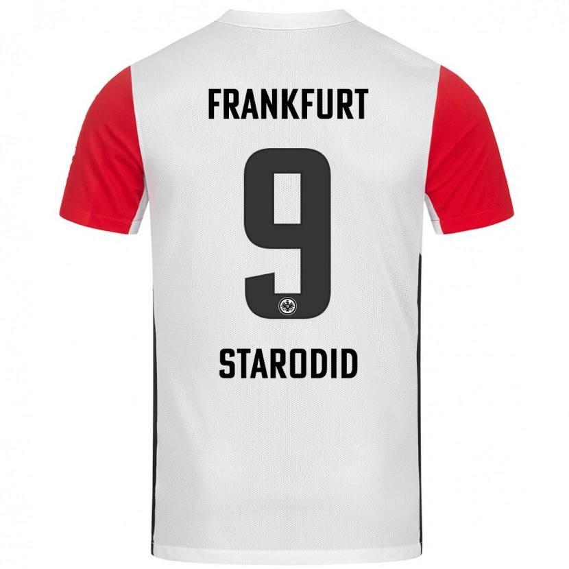 Danxen Kinder Daniel Starodid #9 Weiß Rot Heimtrikot Trikot 2024/25 T-Shirt Schweiz