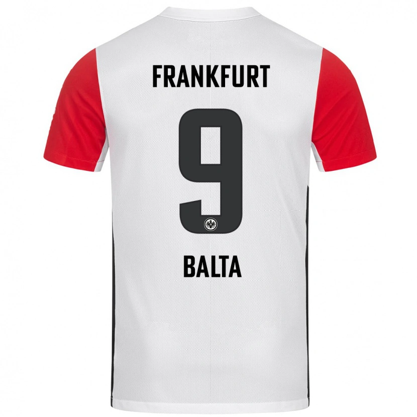 Danxen Kinder Sahin Balta #9 Weiß Rot Heimtrikot Trikot 2024/25 T-Shirt Schweiz