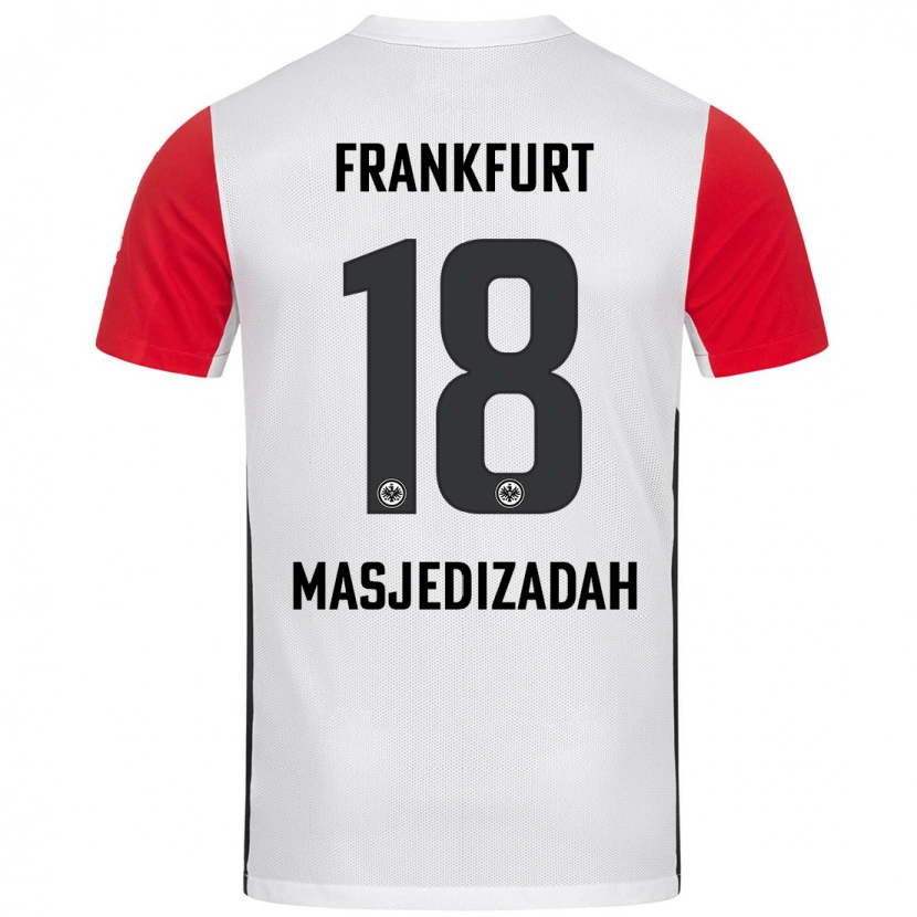 Danxen Kinder Abolfazl Masjedizadah #18 Weiß Rot Heimtrikot Trikot 2024/25 T-Shirt Schweiz