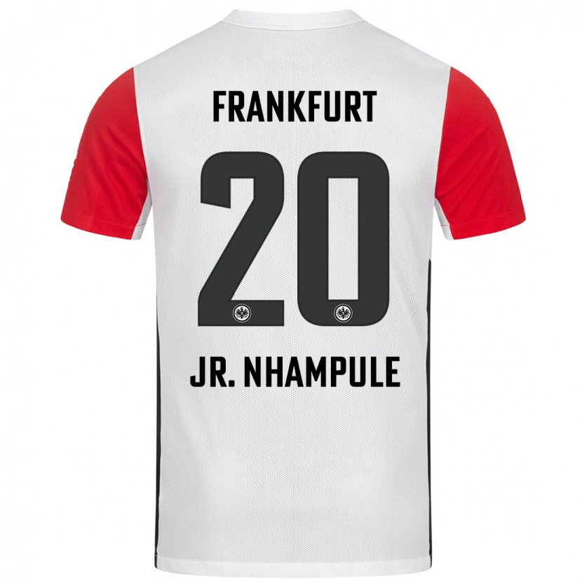 Danxen Kinder Antonio Junior Nhampule #20 Weiß Rot Heimtrikot Trikot 2024/25 T-Shirt Schweiz