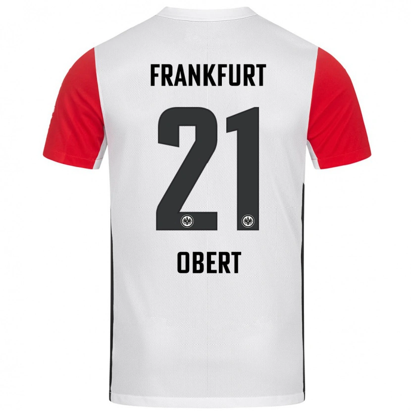 Danxen Kinder Yuriy Obert #21 Weiß Rot Heimtrikot Trikot 2024/25 T-Shirt Schweiz