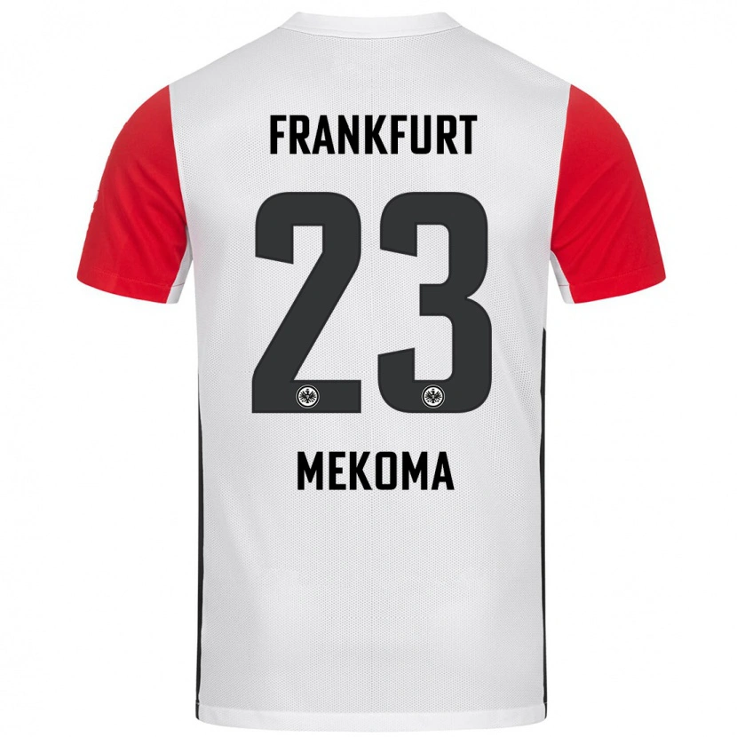 Danxen Kinder Jamal Mekoma #23 Weiß Rot Heimtrikot Trikot 2024/25 T-Shirt Schweiz