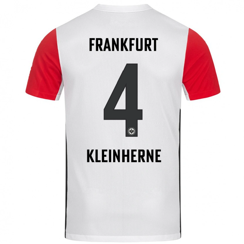 Danxen Kinder Sophia Kleinherne #4 Weiß Rot Heimtrikot Trikot 2024/25 T-Shirt Schweiz