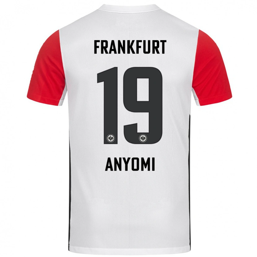 Danxen Kinder Nicole Anyomi #19 Weiß Rot Heimtrikot Trikot 2024/25 T-Shirt Schweiz