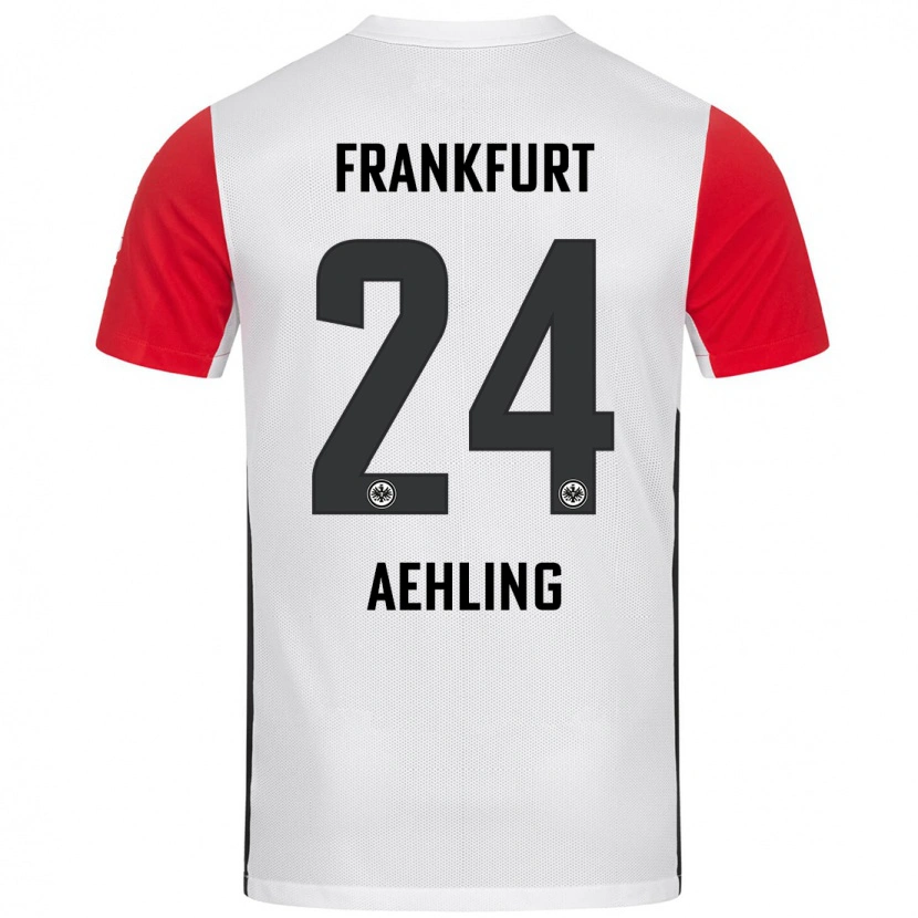 Danxen Kinder Anna Aehling #24 Weiß Rot Heimtrikot Trikot 2024/25 T-Shirt Schweiz