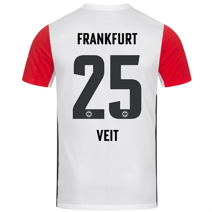 Danxen Kinder Jella Veit #25 Weiß Rot Heimtrikot Trikot 2024/25 T-Shirt Schweiz