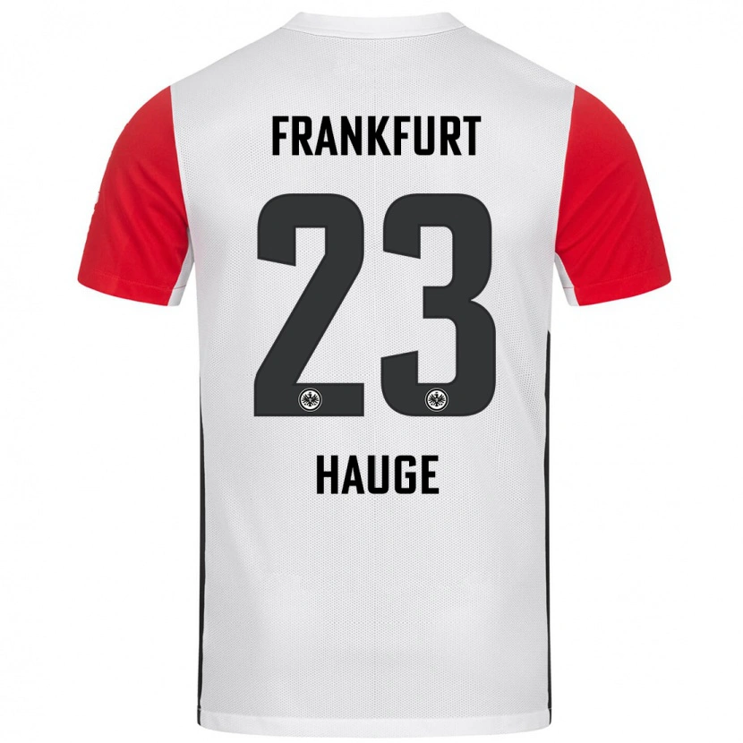 Danxen Kinder Jens Petter Hauge #23 Weiß Rot Heimtrikot Trikot 2024/25 T-Shirt Schweiz