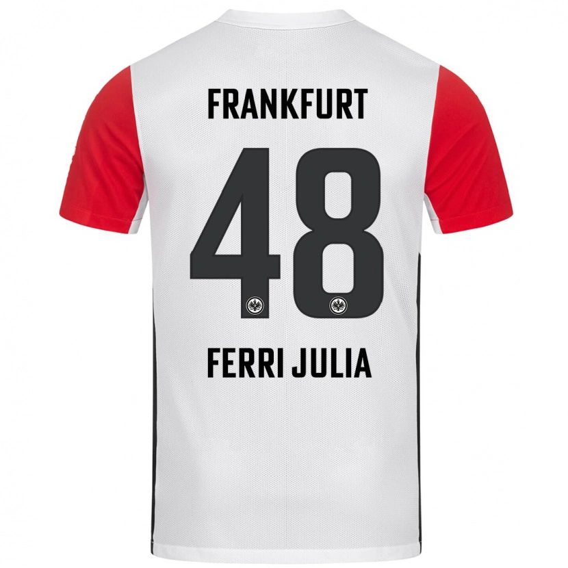 Danxen Kinder Nacho Ferri #48 Weiß Rot Heimtrikot Trikot 2024/25 T-Shirt Schweiz