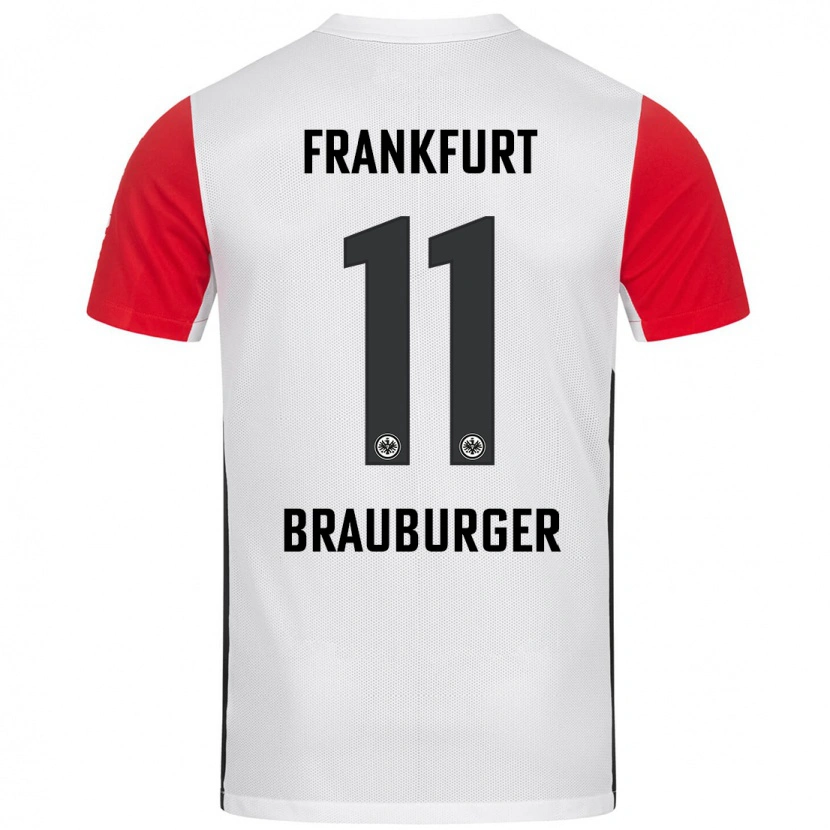 Danxen Kinder Maximilian Brauburger #11 Weiß Rot Heimtrikot Trikot 2024/25 T-Shirt Schweiz