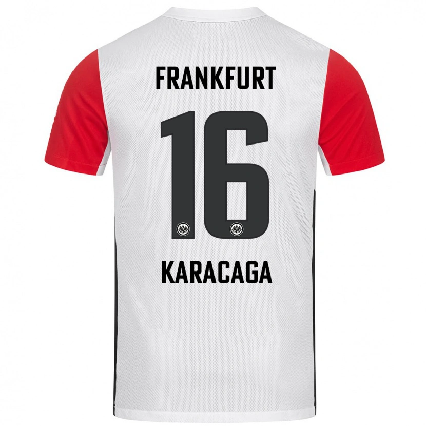 Danxen Kinder Tom Karacaga #16 Weiß Rot Heimtrikot Trikot 2024/25 T-Shirt Schweiz