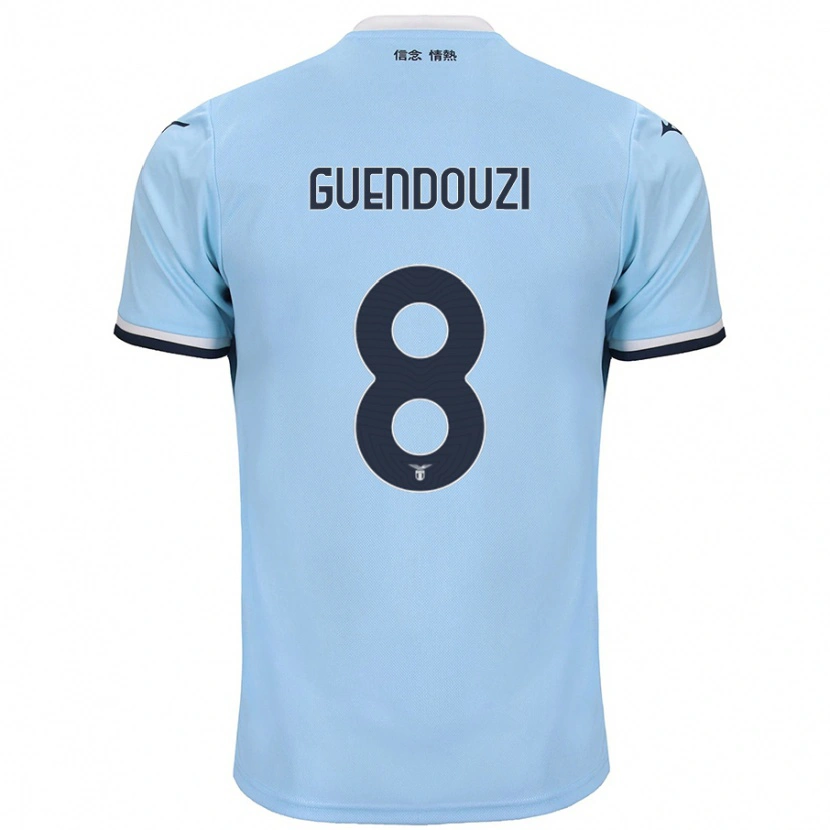 Danxen Kinder Mattéo Guendouzi #8 Blau Heimtrikot Trikot 2024/25 T-Shirt Schweiz