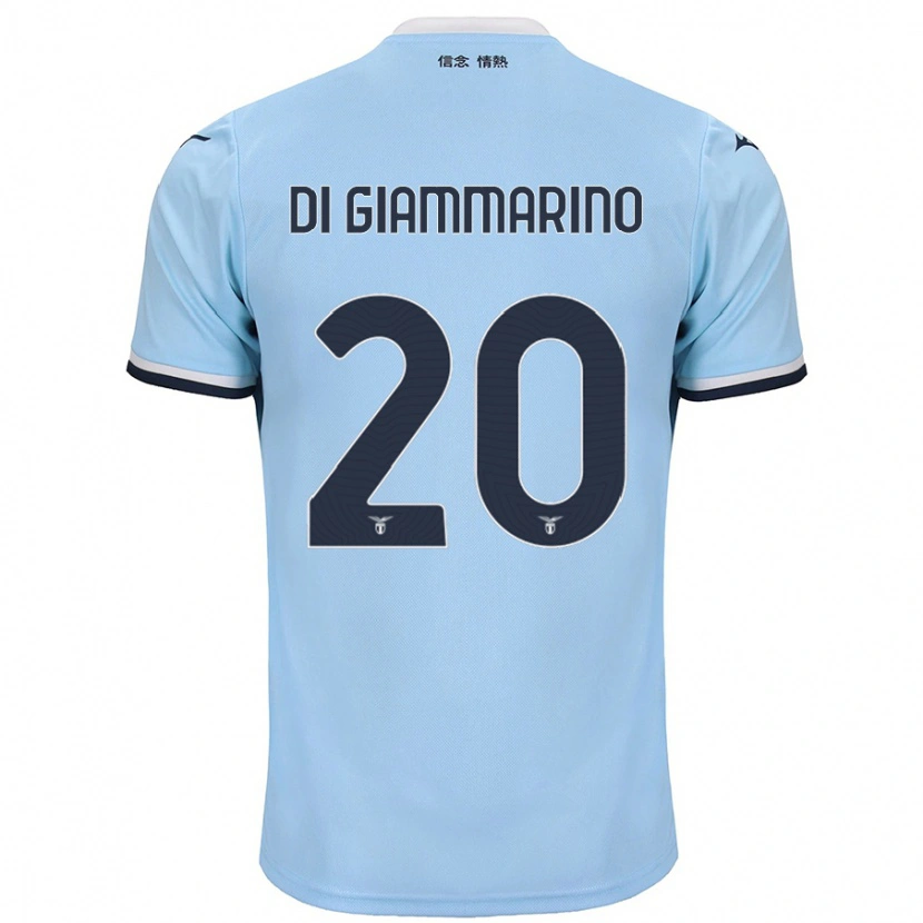 Danxen Kinder Virginia Di Giammarino #20 Blau Heimtrikot Trikot 2024/25 T-Shirt Schweiz