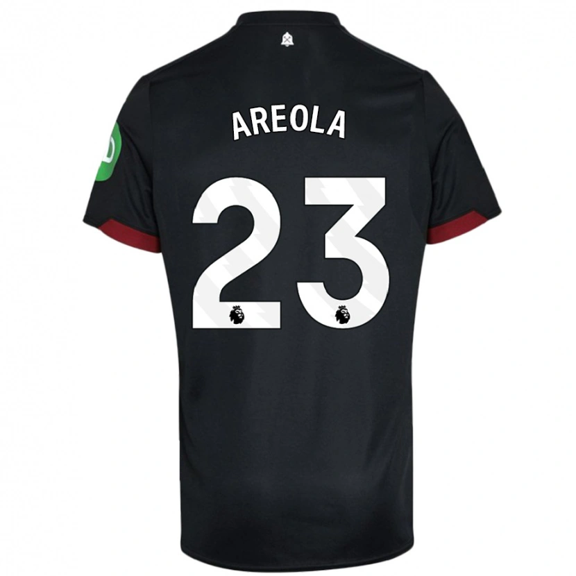 Danxen Kinder Alphonse Areola #23 Schwarz Weiß Auswärtstrikot Trikot 2024/25 T-Shirt Schweiz