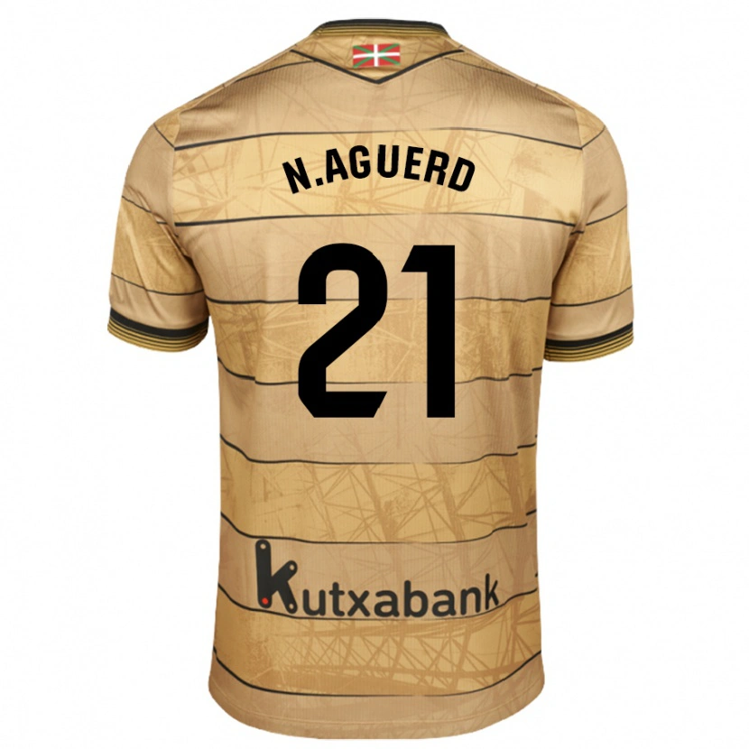 Danxen Kinder Nayef Aguerd #21 Schwarz Weiß Auswärtstrikot Trikot 2024/25 T-Shirt Schweiz