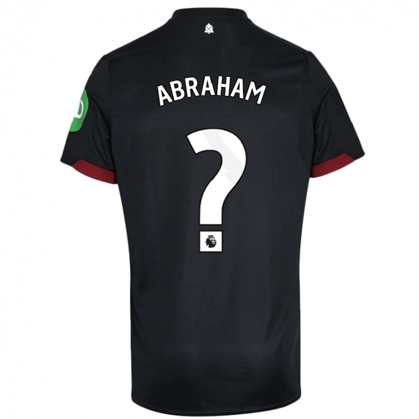 Danxen Kinder Dondre Abraham #0 Schwarz Weiß Auswärtstrikot Trikot 2024/25 T-Shirt Schweiz