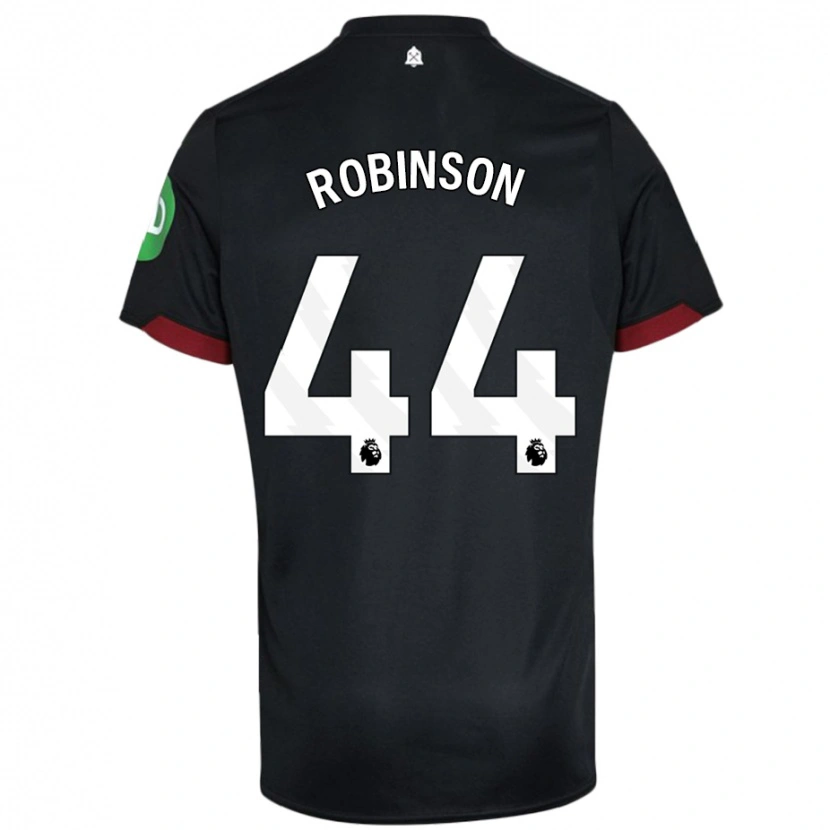 Danxen Kinder Junior Robinson #44 Schwarz Weiß Auswärtstrikot Trikot 2024/25 T-Shirt Schweiz