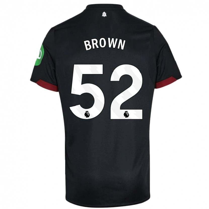 Danxen Kinder Luis Brown #52 Schwarz Weiß Auswärtstrikot Trikot 2024/25 T-Shirt Schweiz