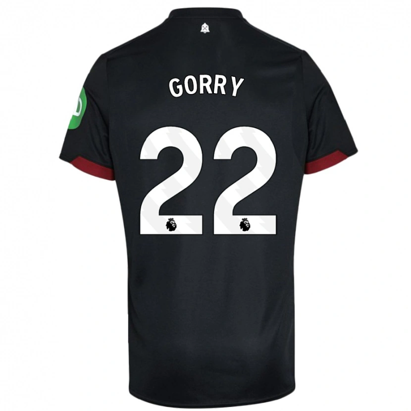 Danxen Kinder Katrina Gorry #22 Schwarz Weiß Auswärtstrikot Trikot 2024/25 T-Shirt Schweiz