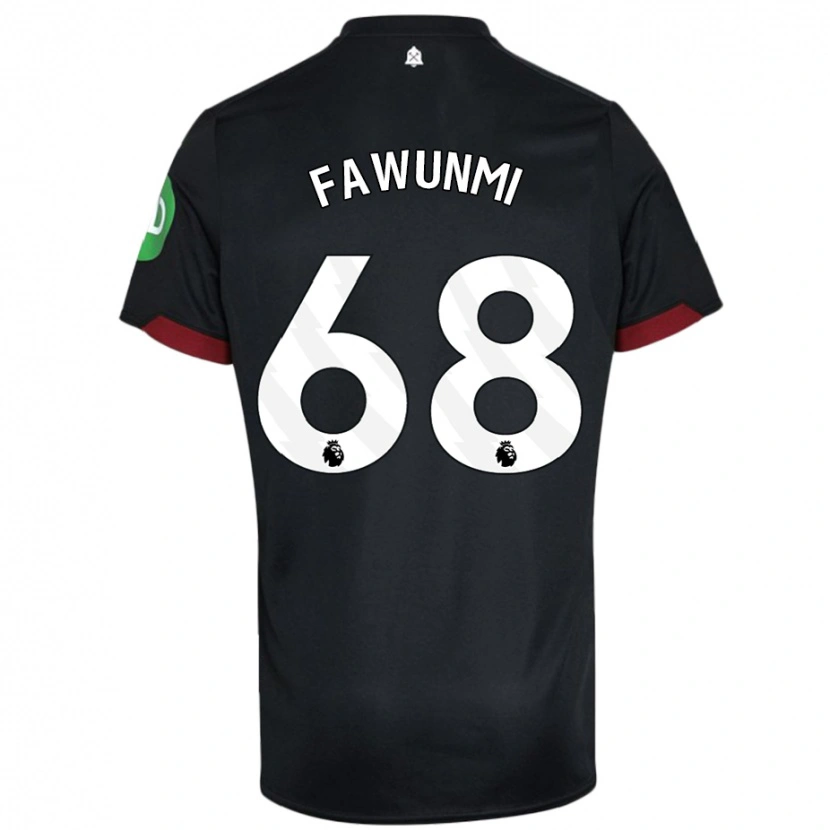 Danxen Kinder Favour Fawunmi #68 Schwarz Weiß Auswärtstrikot Trikot 2024/25 T-Shirt Schweiz