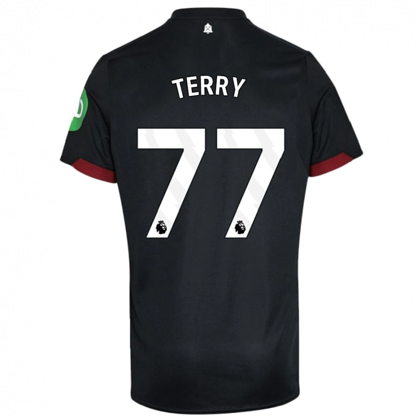 Danxen Kinder Mason Terry #77 Schwarz Weiß Auswärtstrikot Trikot 2024/25 T-Shirt Schweiz