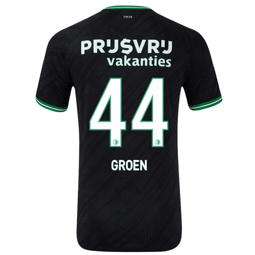 Danxen Kinder Nesto Groen #44 Schwarz Grün Auswärtstrikot Trikot 2024/25 T-Shirt Schweiz