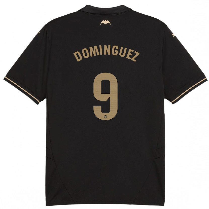 Danxen Kinder Mario Dominguez #9 Schwarz Auswärtstrikot Trikot 2024/25 T-Shirt Schweiz