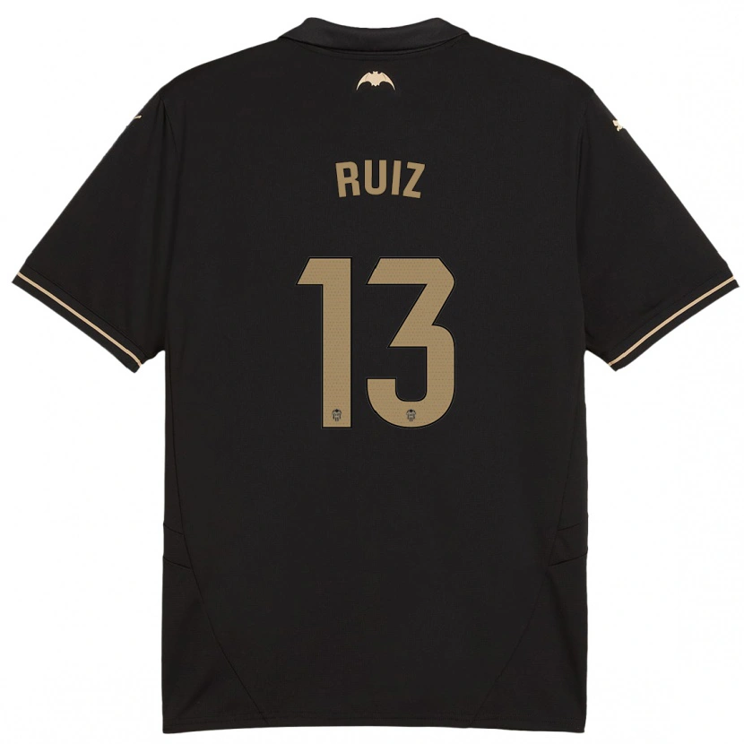 Danxen Kinder Nil Ruiz #13 Schwarz Auswärtstrikot Trikot 2024/25 T-Shirt Schweiz