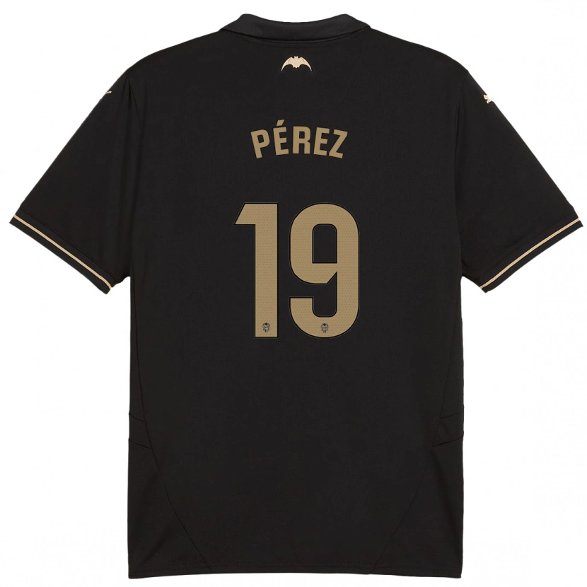 Danxen Kinder Joselu Pérez #19 Schwarz Auswärtstrikot Trikot 2024/25 T-Shirt Schweiz