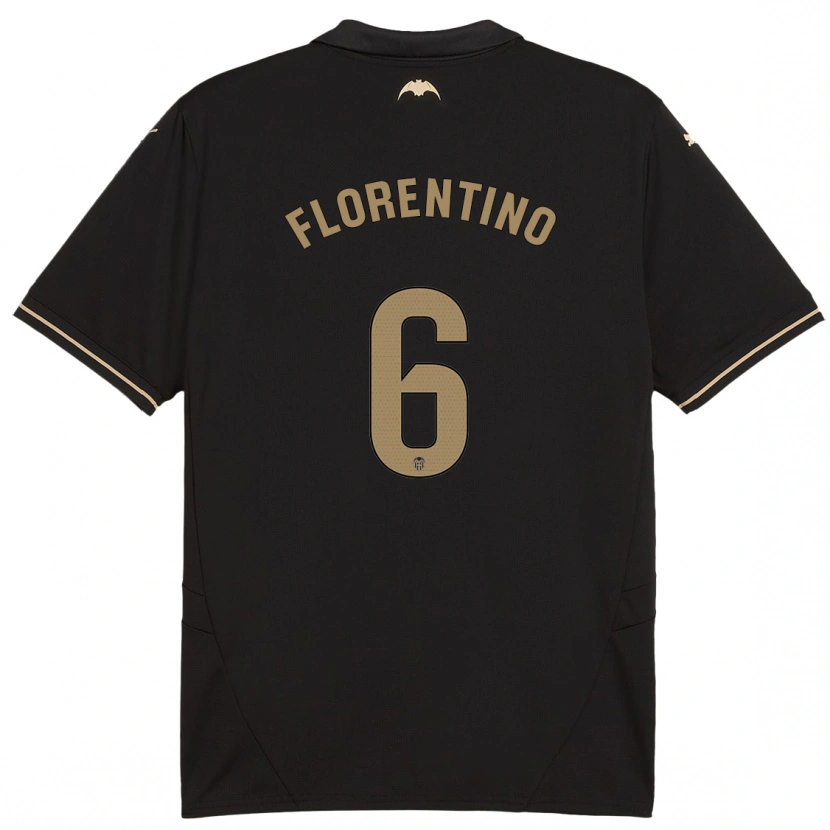 Danxen Kinder Claudia Florentino #6 Schwarz Auswärtstrikot Trikot 2024/25 T-Shirt Schweiz