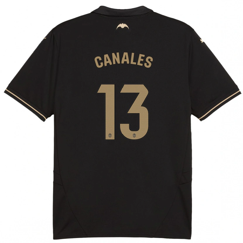 Danxen Kinder Antonia Canales #13 Schwarz Auswärtstrikot Trikot 2024/25 T-Shirt Schweiz