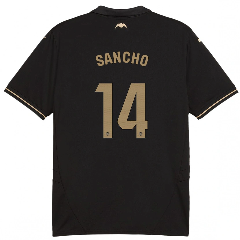 Danxen Kinder Pauleta Sancho #14 Schwarz Auswärtstrikot Trikot 2024/25 T-Shirt Schweiz