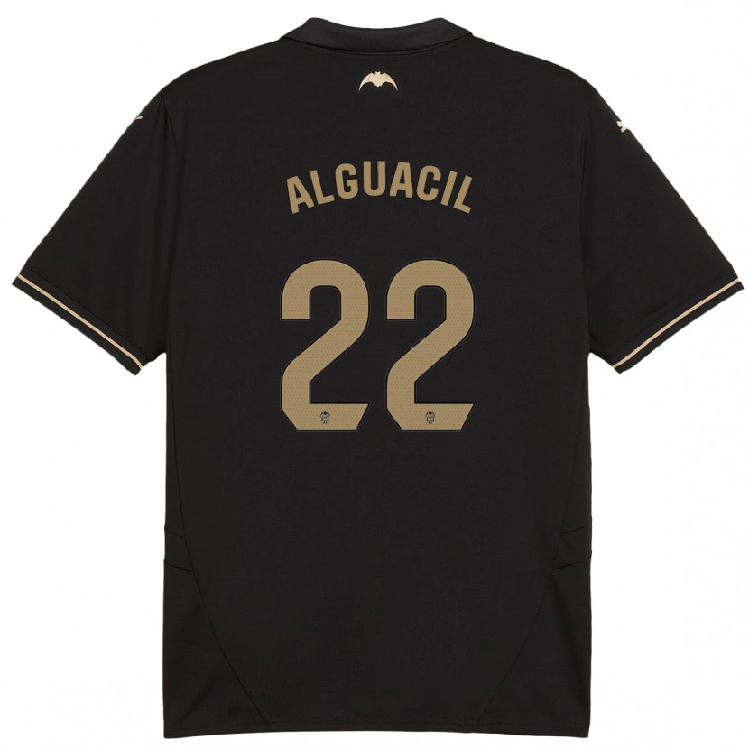 Danxen Kinder Ainhoa Alguacil #22 Schwarz Auswärtstrikot Trikot 2024/25 T-Shirt Schweiz