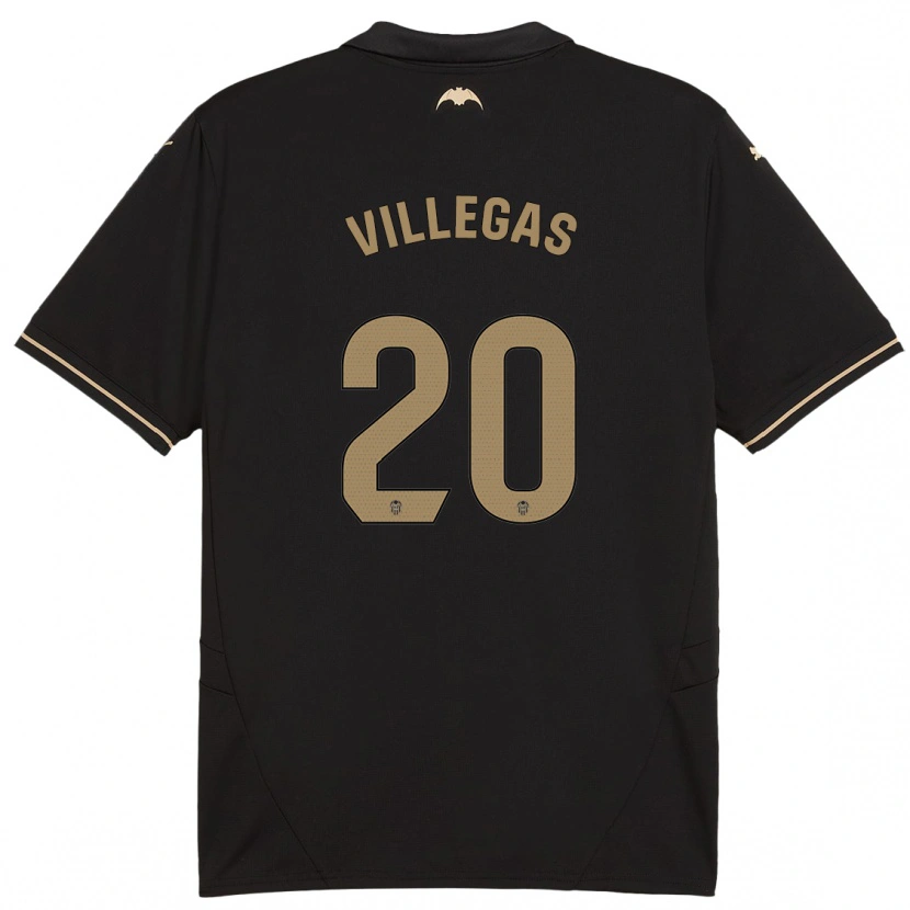 Danxen Kinder Noelia Villegas #20 Schwarz Auswärtstrikot Trikot 2024/25 T-Shirt Schweiz