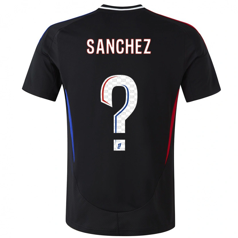 Danxen Kinder Florent Sanchez #0 Schwarz Auswärtstrikot Trikot 2024/25 T-Shirt Schweiz