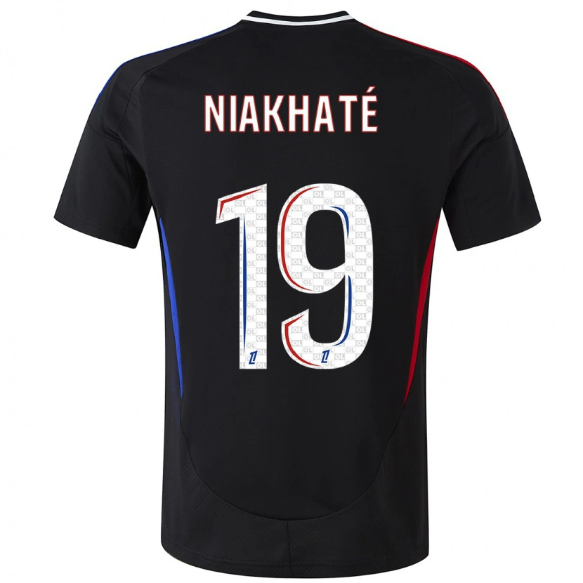 Danxen Kinder Moussa Niakhaté #19 Schwarz Auswärtstrikot Trikot 2024/25 T-Shirt Schweiz