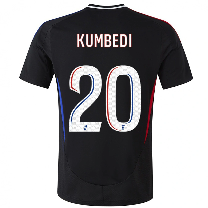 Danxen Kinder Saël Kumbedi #20 Schwarz Auswärtstrikot Trikot 2024/25 T-Shirt Schweiz